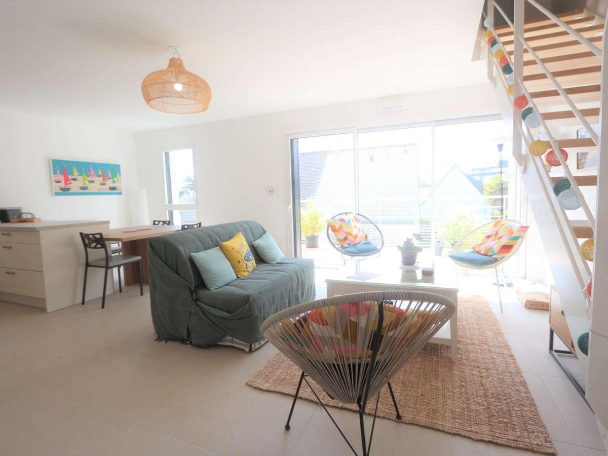 Duplex Lumineux A Benodet: Plage Et Thalasso A Pied, Terrasse, Parking Et Abri Velo Inclus - Fr-1-481-117 Kültér fotó