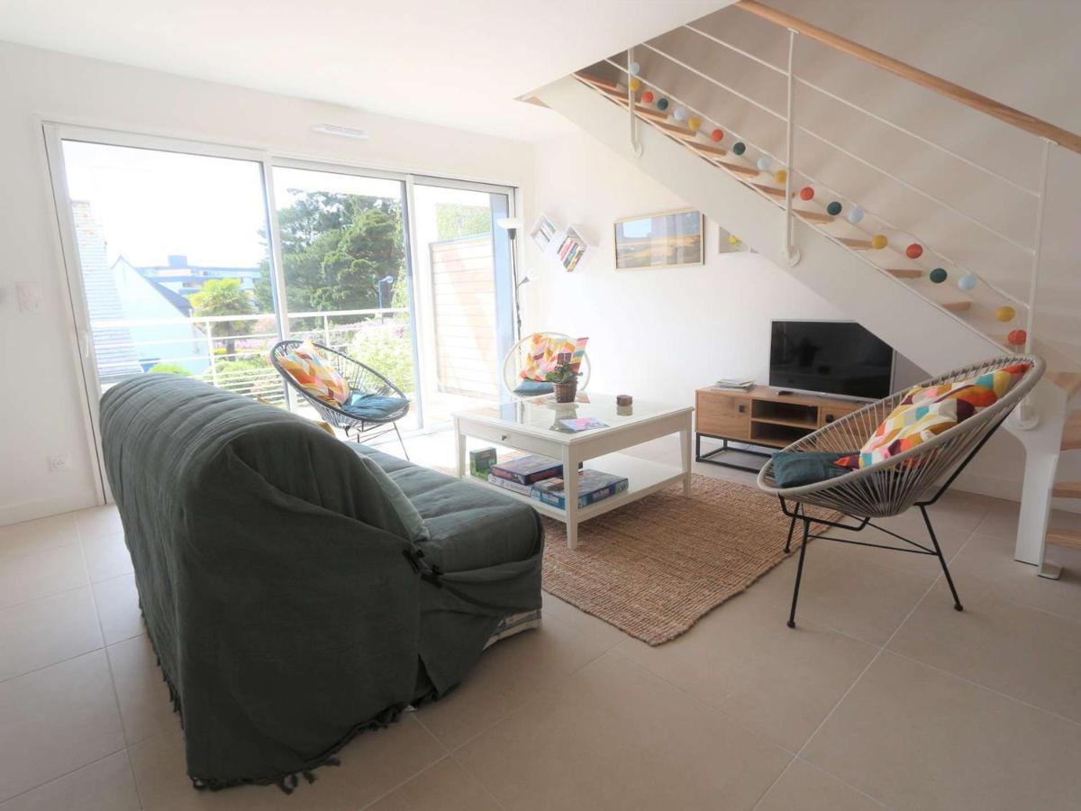 Duplex Lumineux A Benodet: Plage Et Thalasso A Pied, Terrasse, Parking Et Abri Velo Inclus - Fr-1-481-117 Kültér fotó