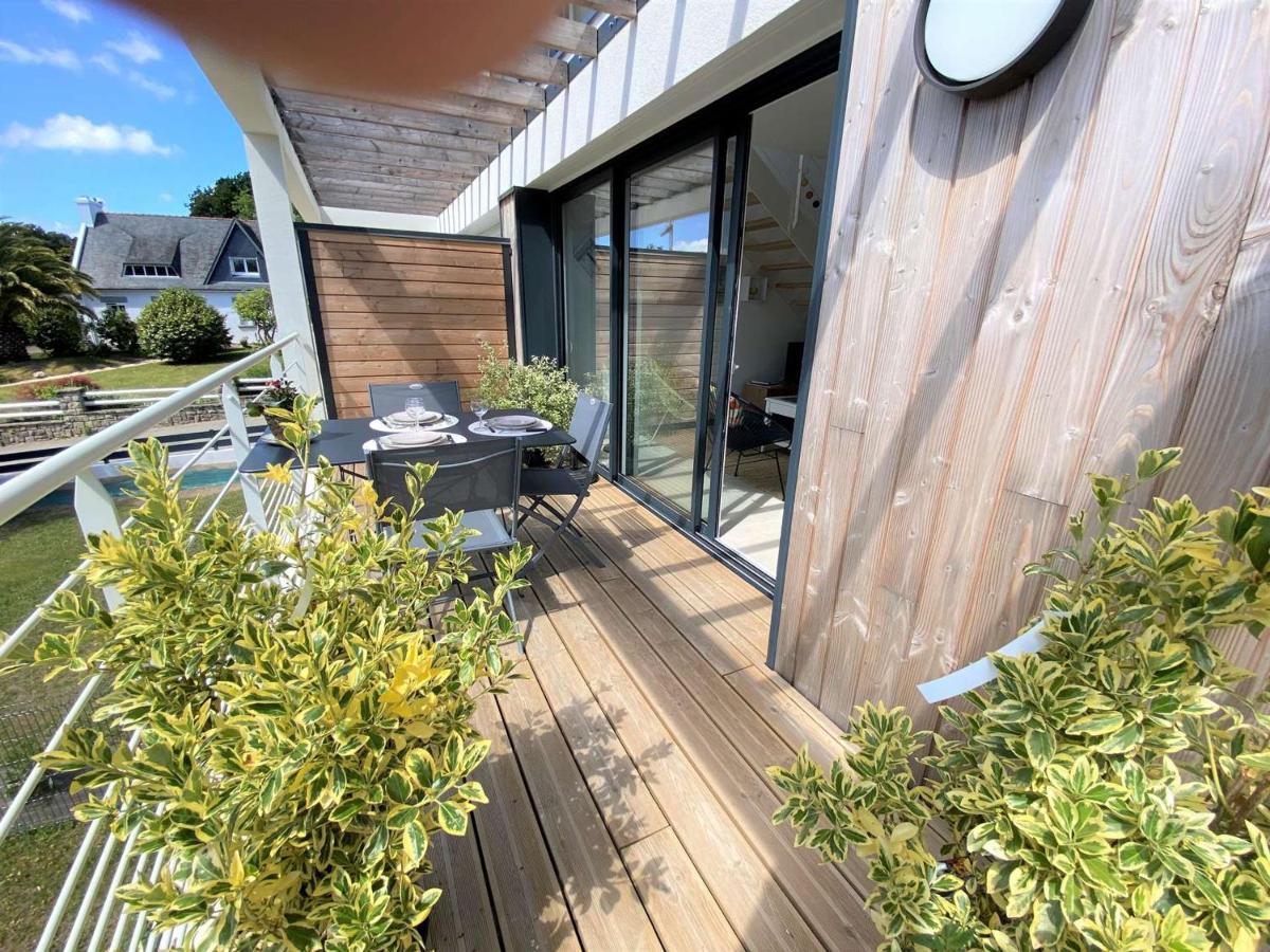 Duplex Lumineux A Benodet: Plage Et Thalasso A Pied, Terrasse, Parking Et Abri Velo Inclus - Fr-1-481-117 Kültér fotó