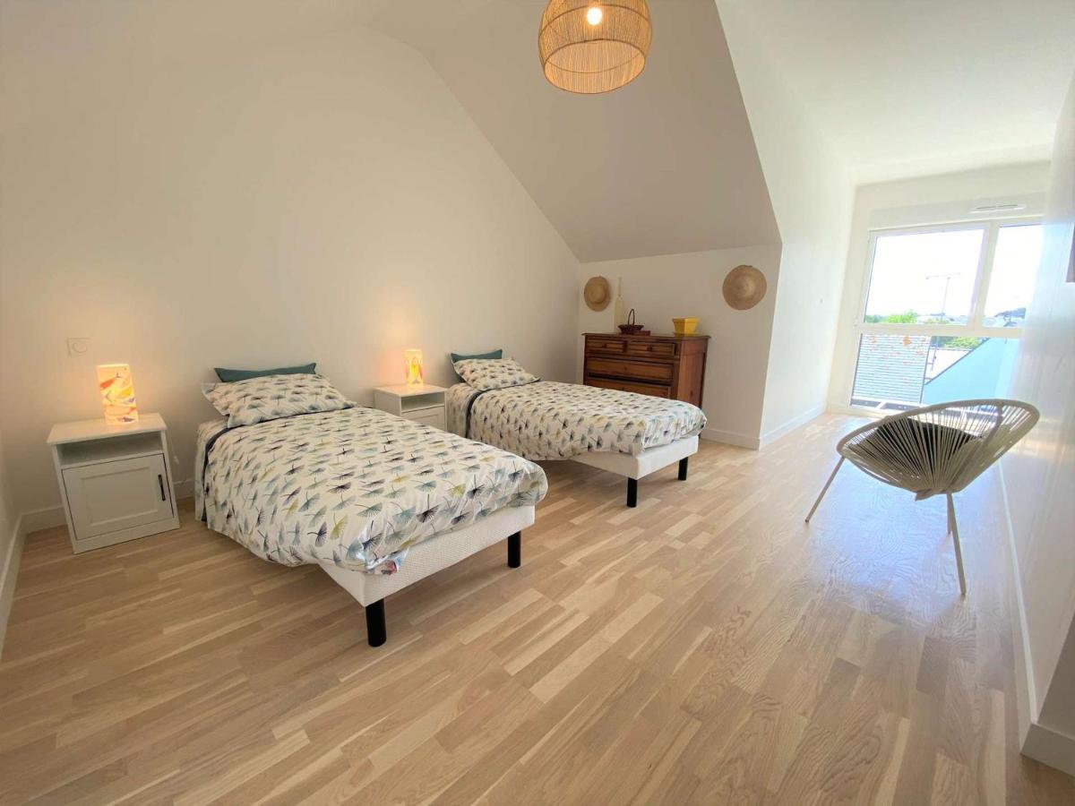Duplex Lumineux A Benodet: Plage Et Thalasso A Pied, Terrasse, Parking Et Abri Velo Inclus - Fr-1-481-117 Kültér fotó
